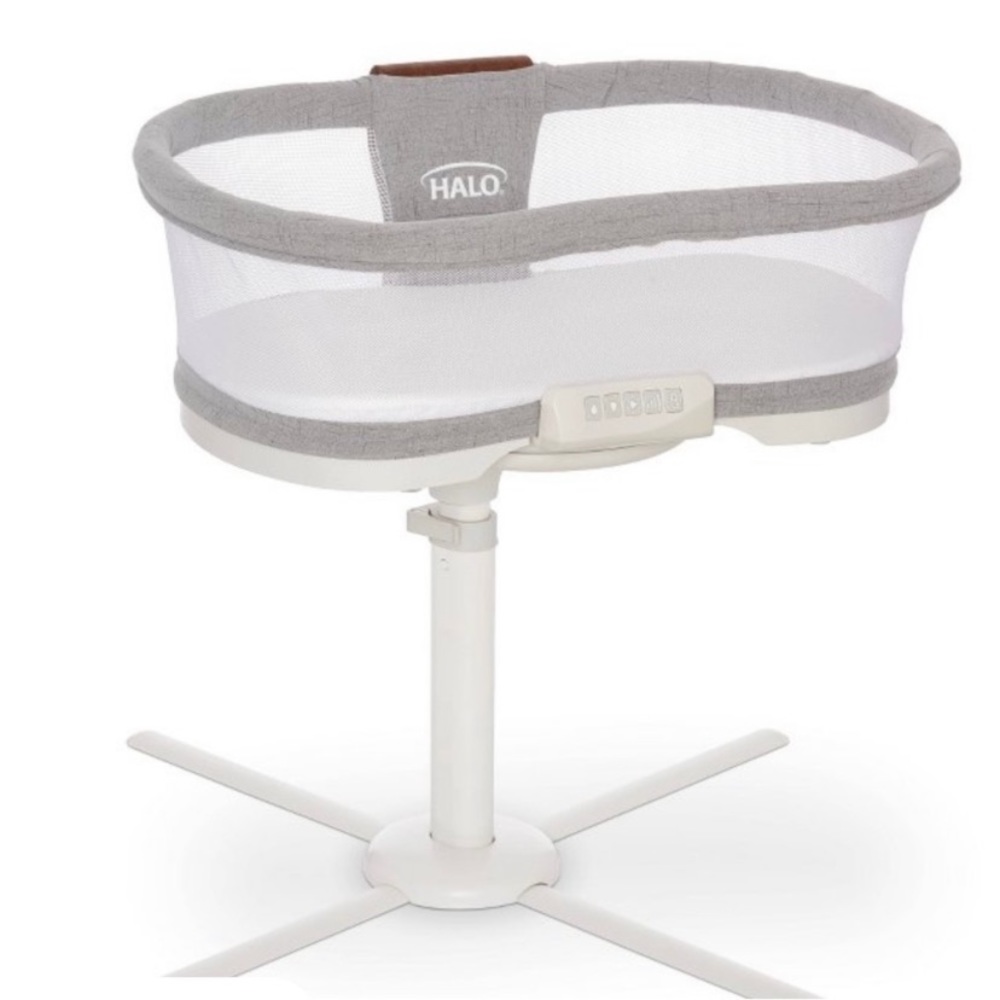 Halo Innovations BassiNest Swivel Sleeper Luxe - Dove Gray Tweed